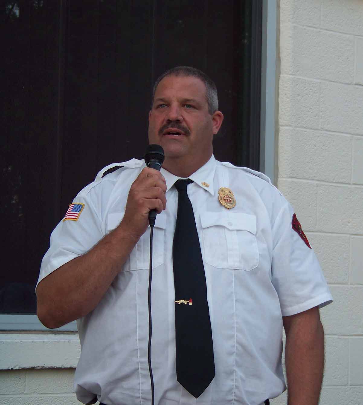 Fire Chief Mike Becker